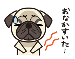 iinu - Pug sticker #3097851