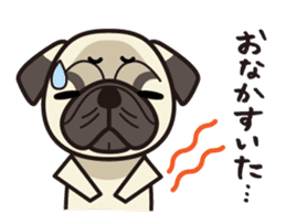 iinu - Pug sticker #3097851