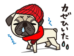 iinu - Pug sticker #3097855