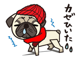 iinu - Pug sticker #3097855