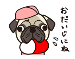 iinu - Pug sticker #3097857