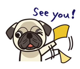iinu - Pug sticker #3097858