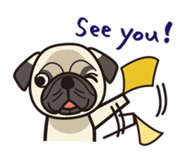 iinu - Pug sticker #3097858
