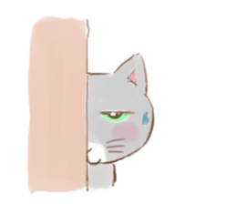 It is a cat leisurely sticker #3098642