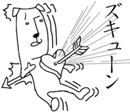 adult dog sticker #3098927