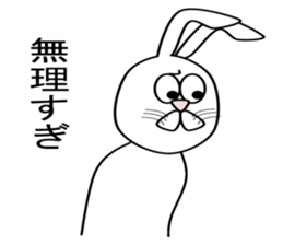 Mr.Usagi=Rabbits sticker #3099512