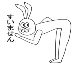 Mr.Usagi=Rabbits sticker #3099531