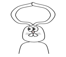 Mr.Usagi=Rabbits sticker #3099533