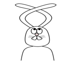 Mr.Usagi=Rabbits sticker #3099534