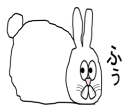 Mr.Usagi=Rabbits sticker #3099537