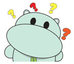 Daniel "Bebe" - The Adorable Hippo sticker #3099703