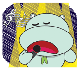 Daniel "Bebe" - The Adorable Hippo sticker #3099730
