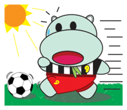 Daniel "Bebe" - The Adorable Hippo sticker #3099738