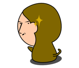 Quiet Monkey sticker #3099820