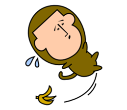 Quiet Monkey sticker #3099825