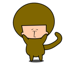 Quiet Monkey sticker #3099831