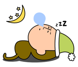 Quiet Monkey sticker #3099834