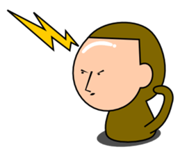 Quiet Monkey sticker #3099835