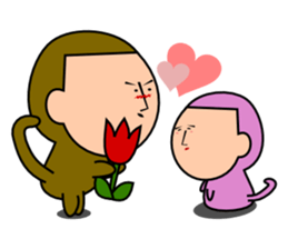 Quiet Monkey sticker #3099840