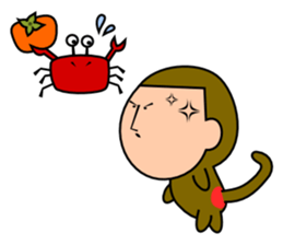 Quiet Monkey sticker #3099847