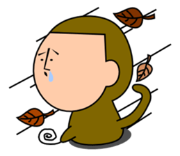 Quiet Monkey sticker #3099849