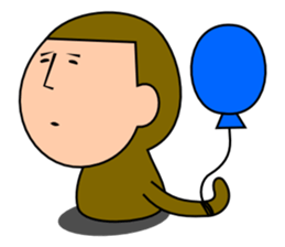 Quiet Monkey sticker #3099853