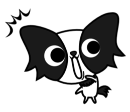 Cute Papillon sticker #3099860