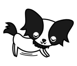 Cute Papillon sticker #3099862