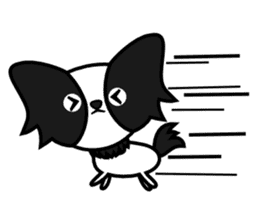 Cute Papillon sticker #3099869