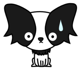 Cute Papillon sticker #3099870