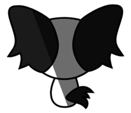 Cute Papillon sticker #3099872