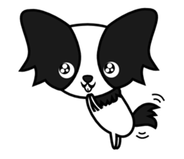 Cute Papillon sticker #3099873