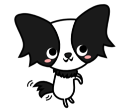 Cute Papillon sticker #3099875