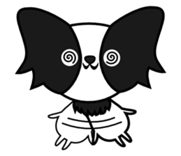 Cute Papillon sticker #3099876