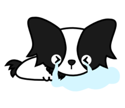 Cute Papillon sticker #3099877