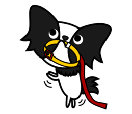 Cute Papillon sticker #3099879