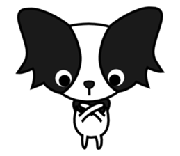 Cute Papillon sticker #3099885