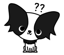 Cute Papillon sticker #3099888