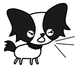 Cute Papillon sticker #3099889