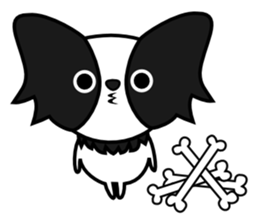 Cute Papillon sticker #3099891