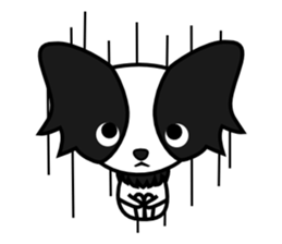 Cute Papillon sticker #3099893