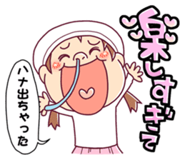 My nose was dripping. sticker #3100201