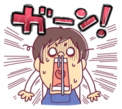 My nose was dripping. sticker #3100214