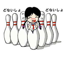 Girl who enters sticker #3100304