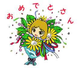 Girl who enters sticker #3100313