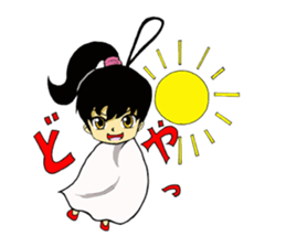 Girl who enters sticker #3100333