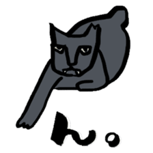 Ugly cat Babao sticker #3100380