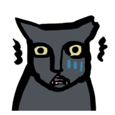 Ugly cat Babao sticker #3100390