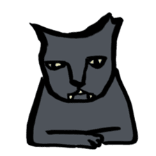 Ugly cat Babao sticker #3100395