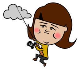 Fishing Girl Rika-chan sticker #3100553